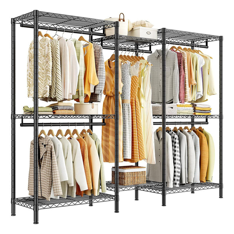 Metal Wardrobe Clothes Rack Clothes Organizer