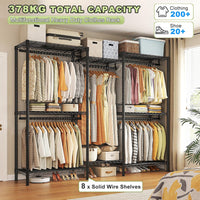 Thumbnail for Metal Wardrobe Clothes Rack Clothes Organizer