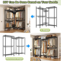 Thumbnail for Metal Wardrobe Clothes Rack Clothes Organizer