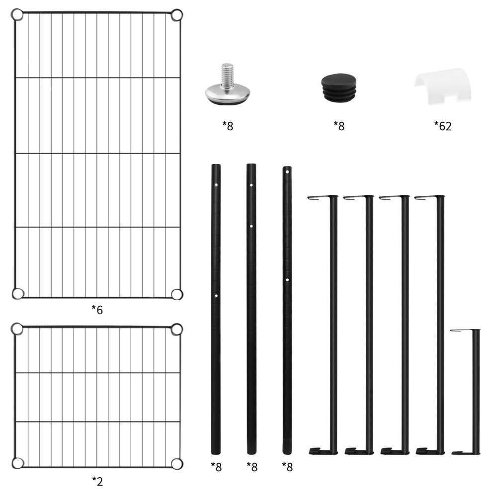 Metal Wardrobe Clothes Rack Clothes Organizer