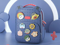 Thumbnail for Kids Tide Satchel Cartoon Backpack-Blue