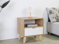 Thumbnail for Bedside Table Nightstands with Drawer