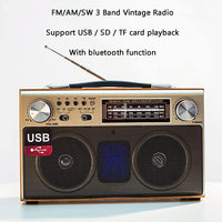 Thumbnail for Multi Band Vintage FM Radio Speaker Bluetooth