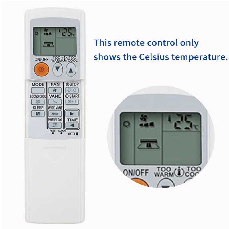 Mitsubishi Heat Pump Remote Replacement