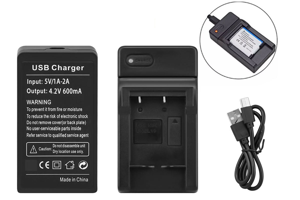 Battery Charger for Nikon EN-EL19 ENEL19 EL19