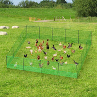 Thumbnail for Chicken Fence Hen Poultry Coop Farm Runs Mesh Cage Net Habitat Safe House Pen