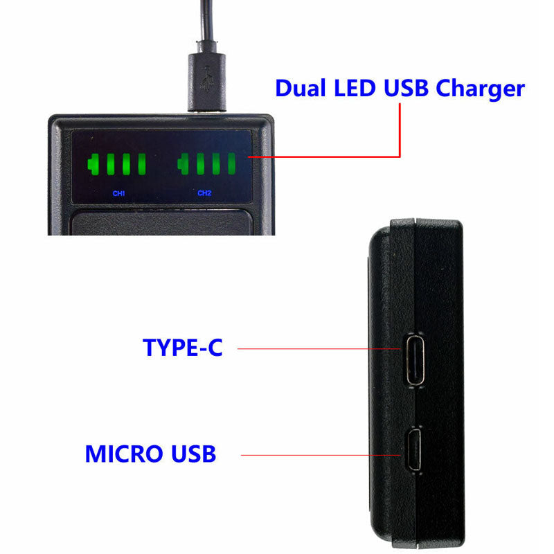 Battery Charger for Sony NP-BD1 NP-FR1 FT1 LCD Slim Battery Charger