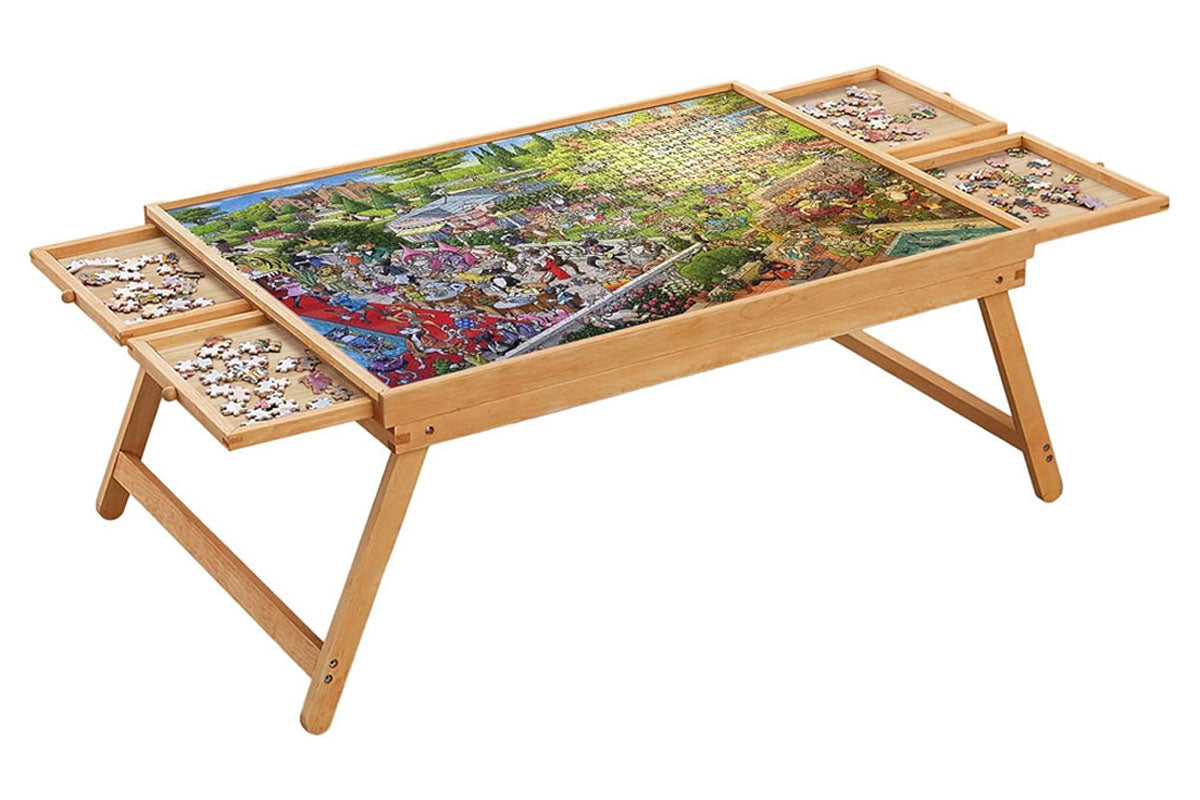 Puzzle Table Craft Board Game Table Jigsaw Game Table 1500 Piece