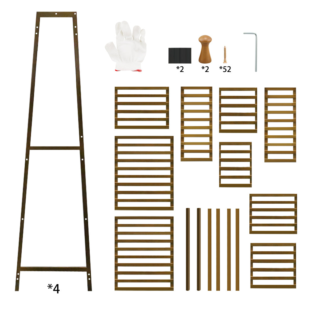 Bamboo Wardrobe Clothes Rack