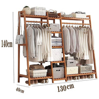 Thumbnail for Bamboo Wardrobe Clothes Rack