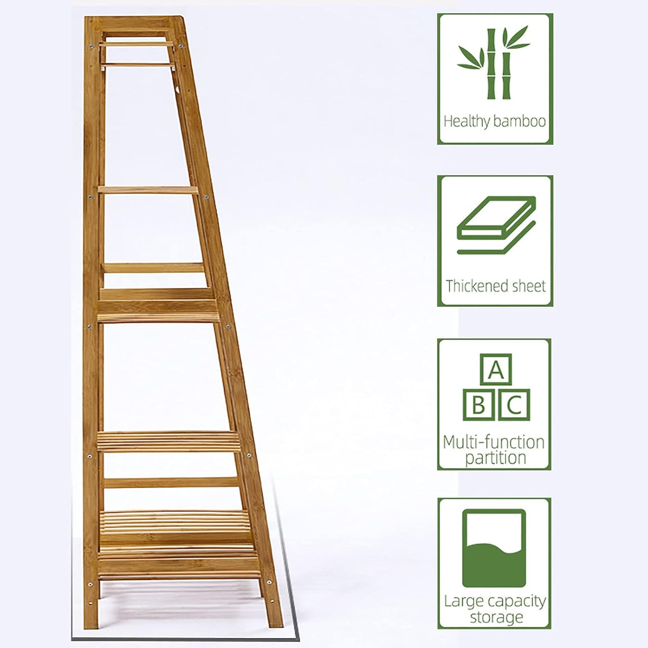 Bamboo Wardrobe Clothes Rack