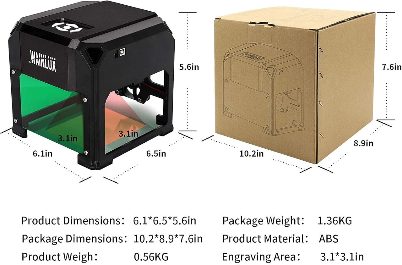 Mini Laser Engraver DIY Engraving Cutting Machine