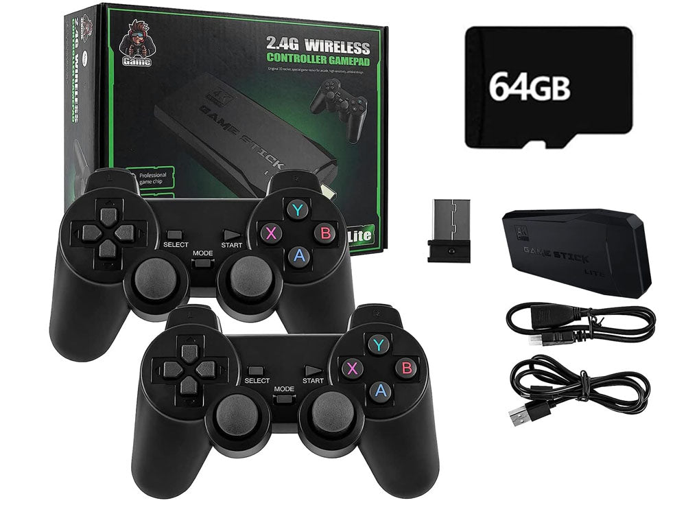 Gaming Console with Controller 64GB