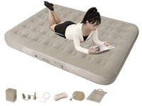 Thumbnail for Queen Size Air Bed Inflatable Mattress with Built-in Pump