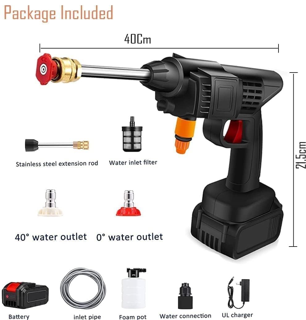 High Pressure Washer Gun Rechargeable