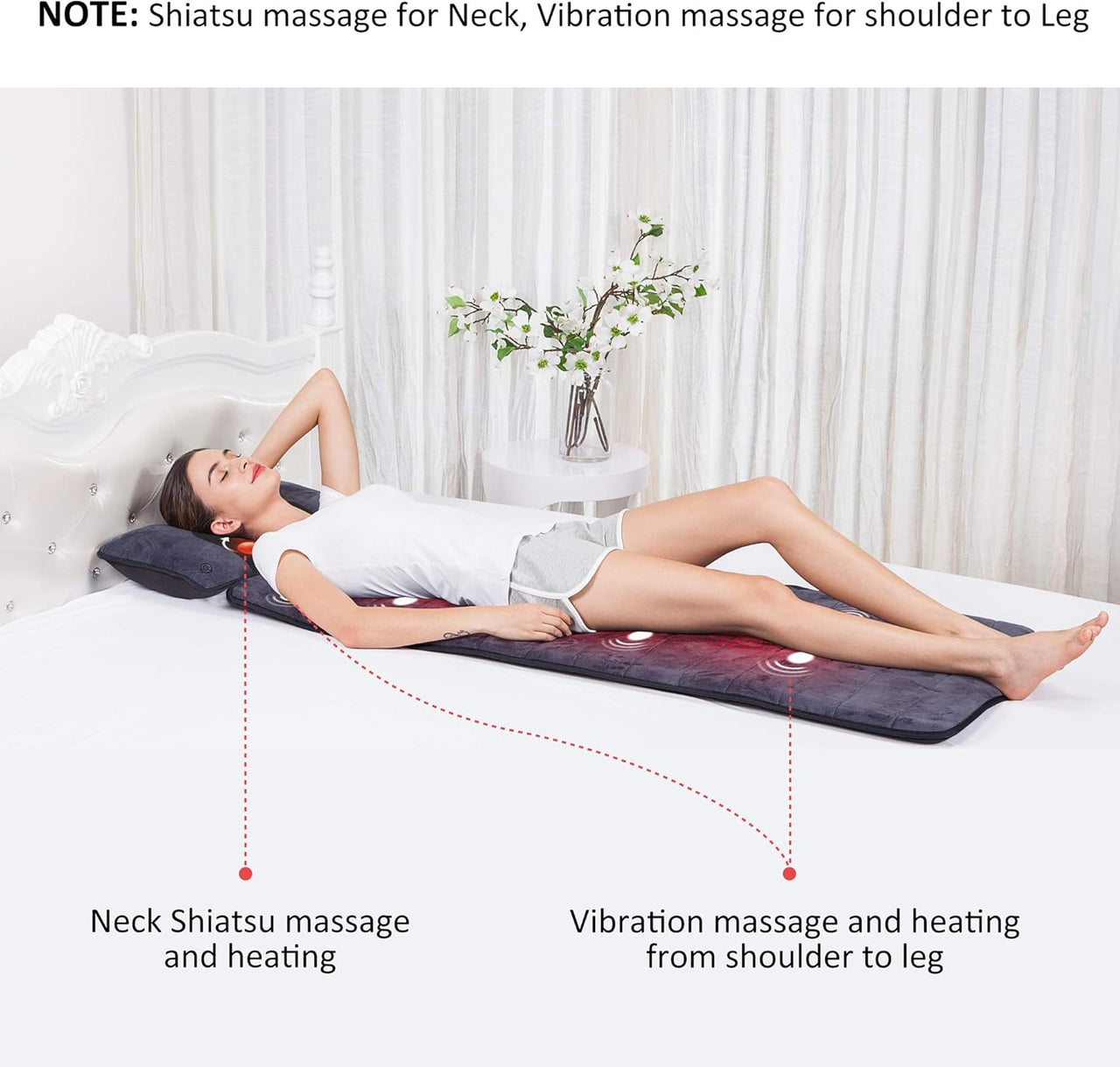 Massage Mattress Full Body Massage Mat heated