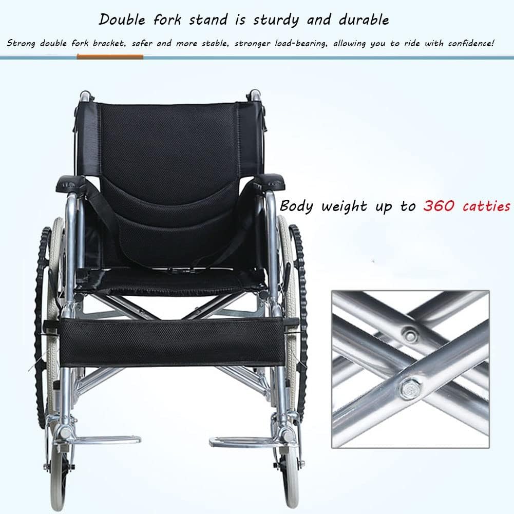 Self propelling folding wheelchair