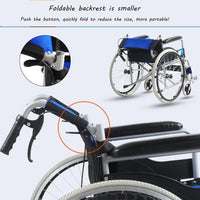 Thumbnail for Self propelling folding wheelchair