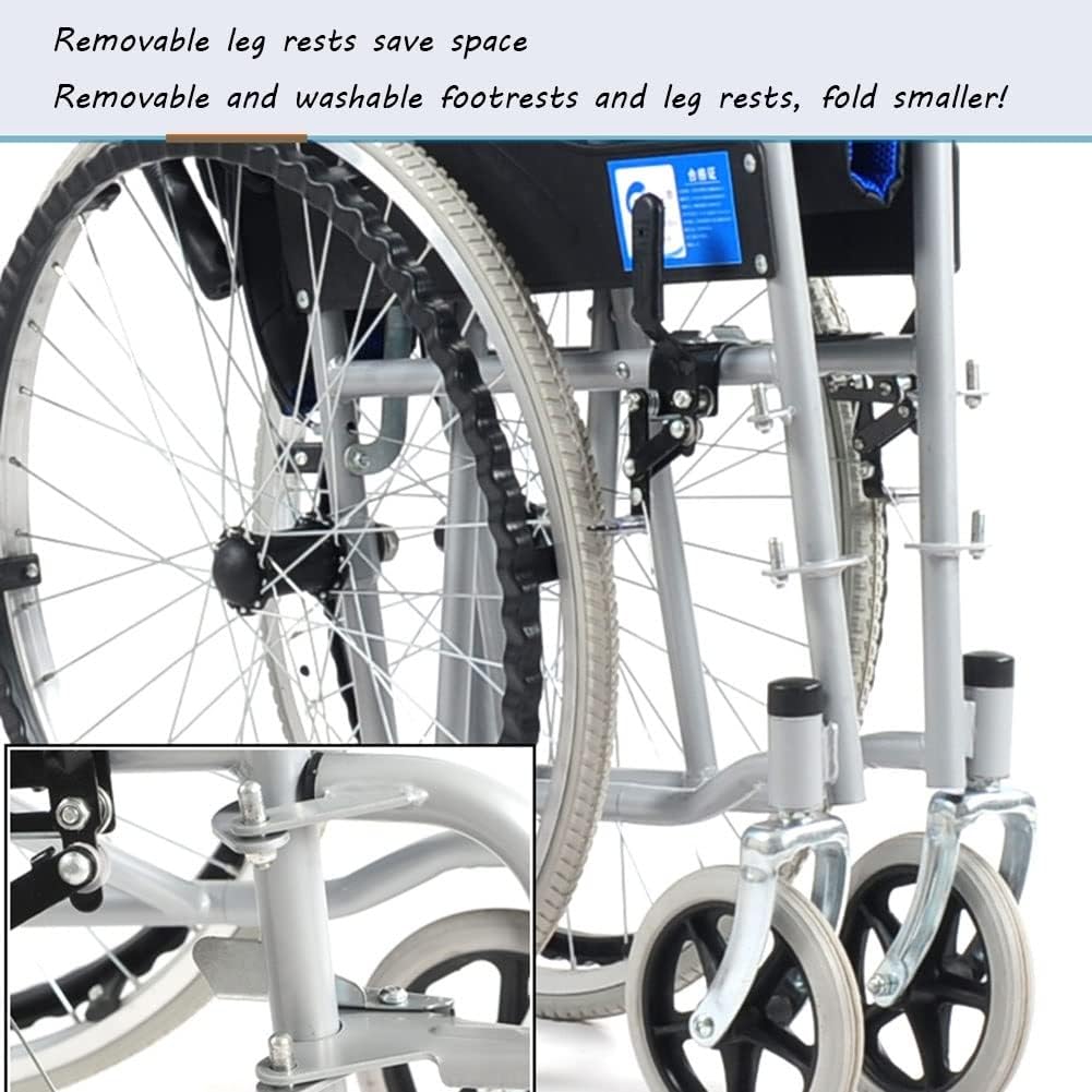 Self propelling folding wheelchair