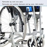 Thumbnail for Self propelling folding wheelchair