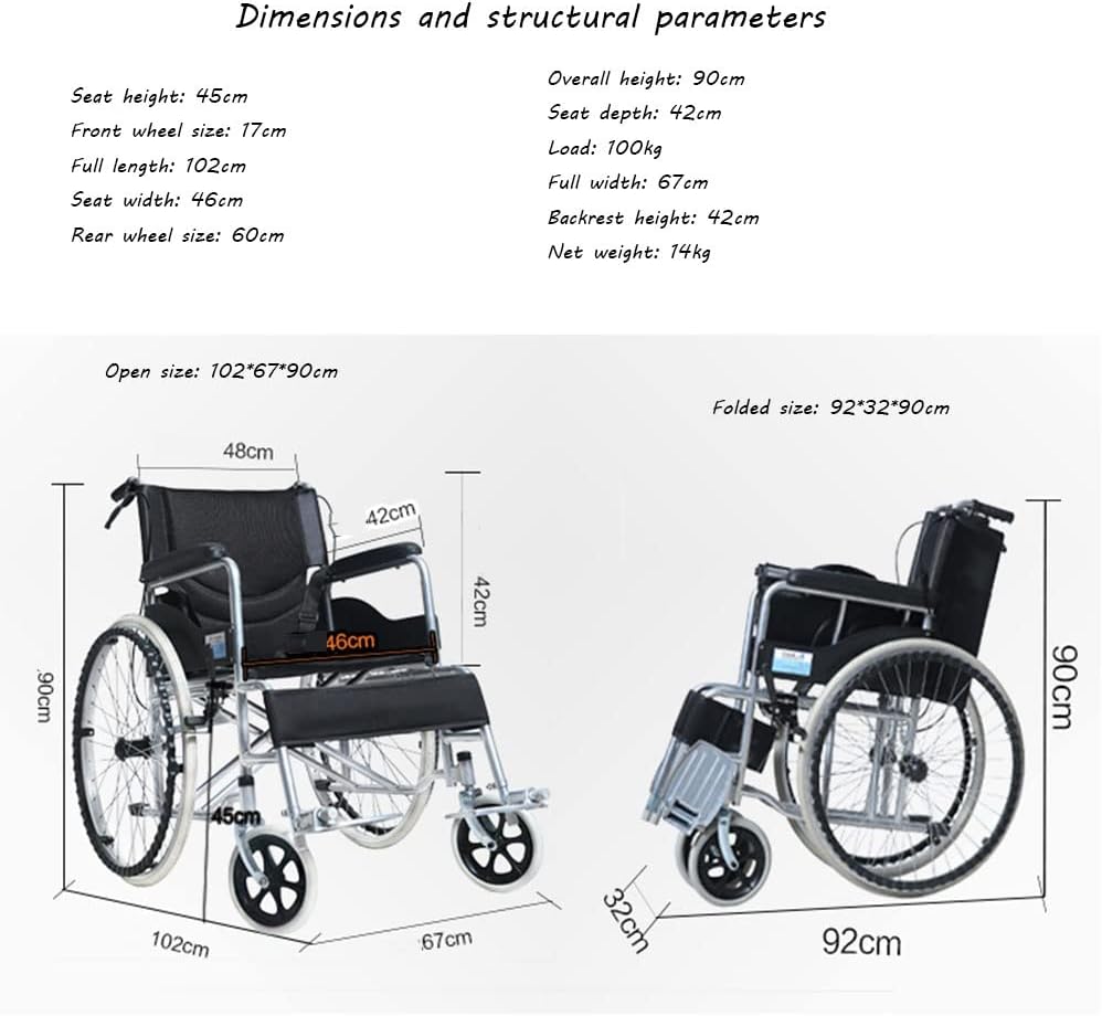 Self propelling folding wheelchair