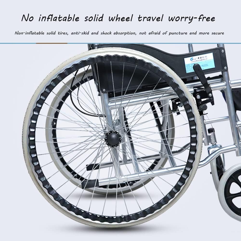 Self propelling folding wheelchair