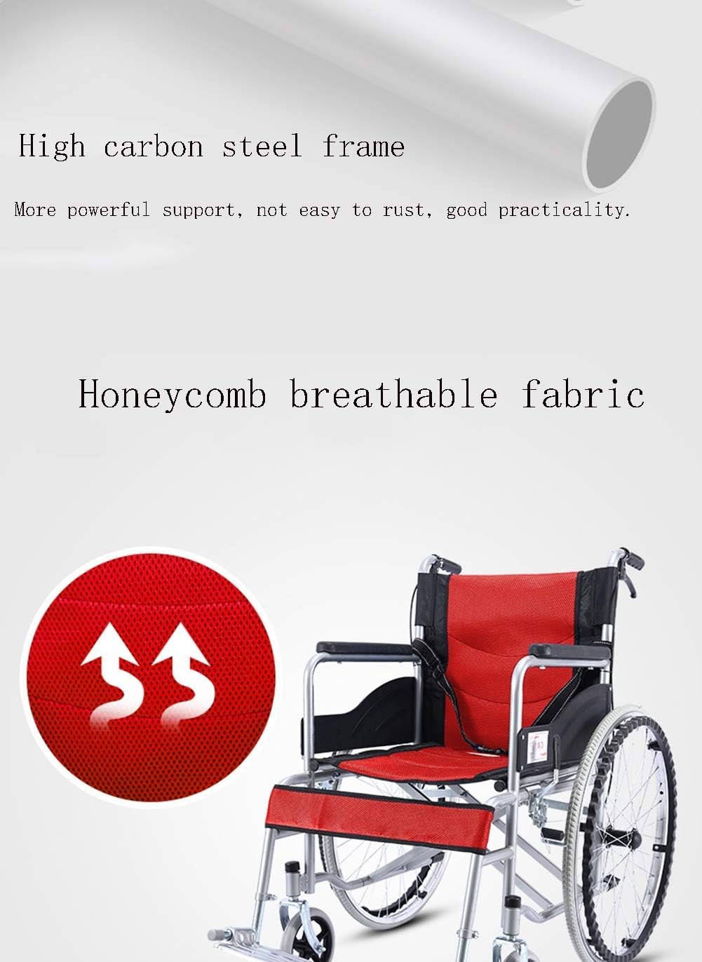 Self propelling folding wheelchair