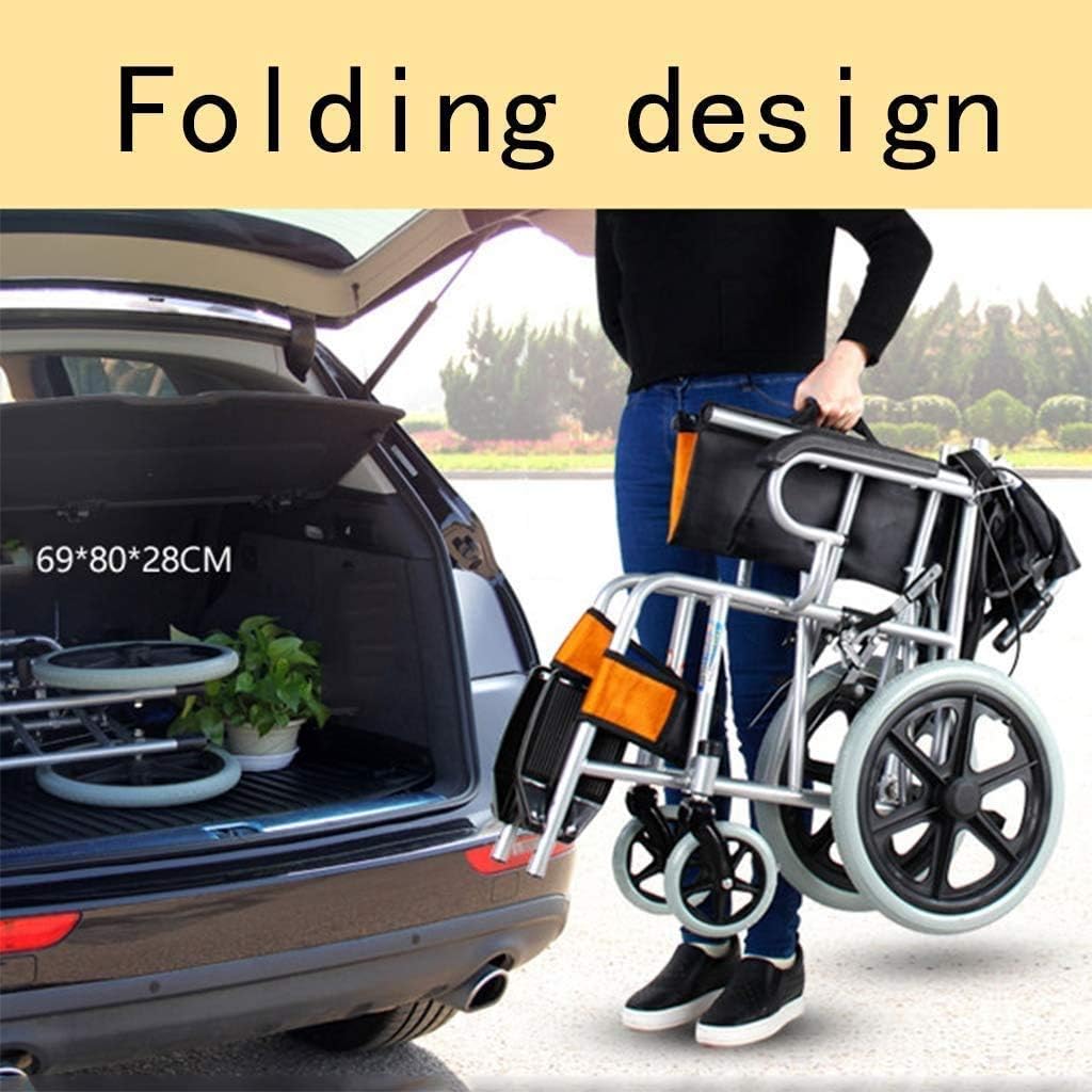 Self propelling folding wheelchair