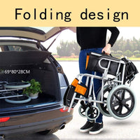 Thumbnail for Self propelling folding wheelchair