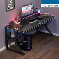 Thumbnail for Computer Desk Office Desk Table 140cm