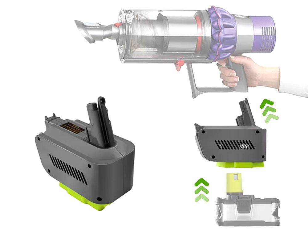 Dyson V10 Adapter for Ryobi 18V Lithium Battery Converter