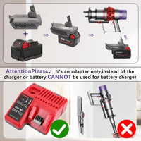 Thumbnail for Milwaukee M18 18V Battery Adapter Converter To Dyson V10 Battery