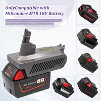 Thumbnail for Milwaukee M18 18V Battery Adapter Converter To Dyson V10 Battery