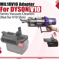 Thumbnail for Milwaukee M18 18V Battery Adapter Converter To Dyson V10 Battery