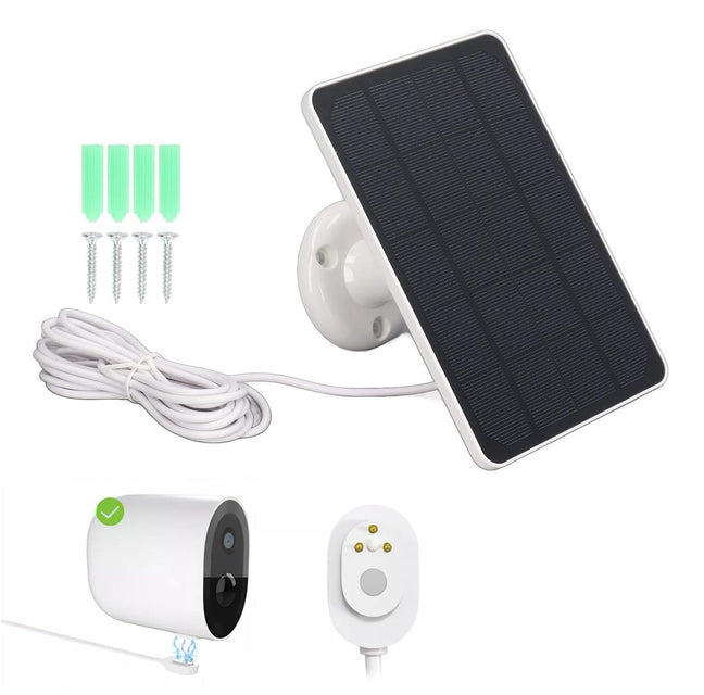 Solar Panel Charger for Arlo Pro 3 Pro 4 Pro 5S Ultra 1 Ultra 2 Go 2 Floodlight