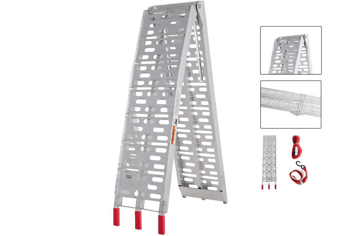 Aluminum Folding Ramp ATV Mower Loading Ramp