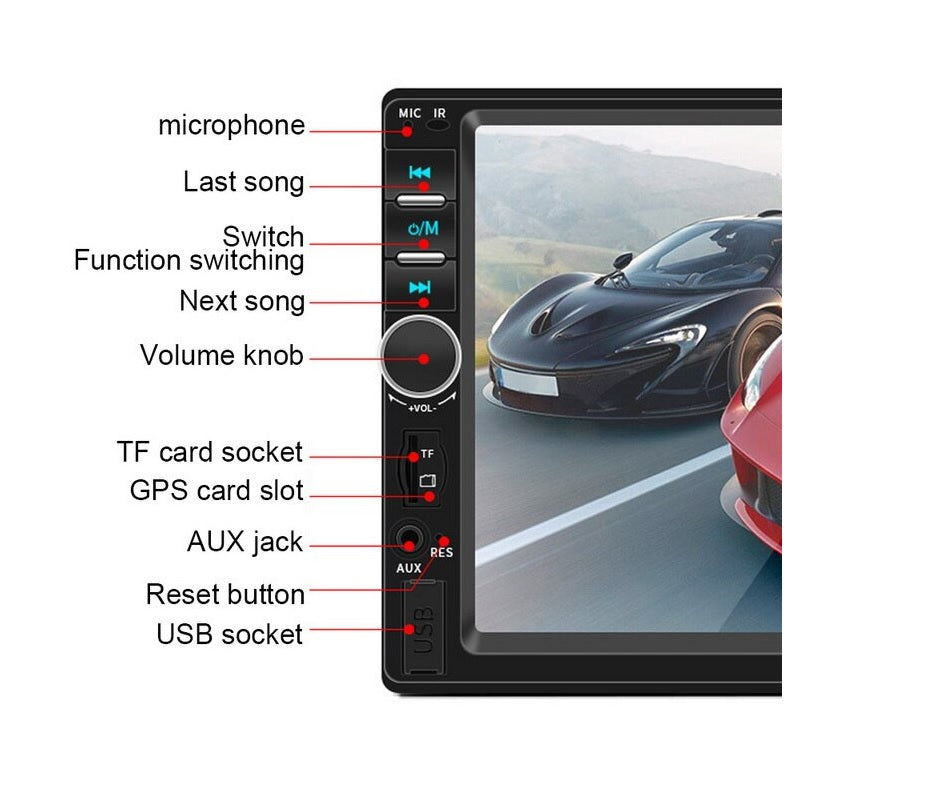 Car Stereo with reverse Camera