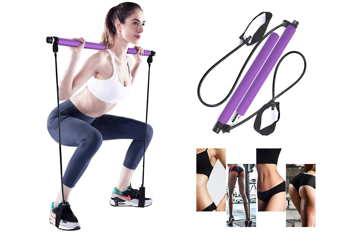 Pilates Bar Kit with Resistance Band