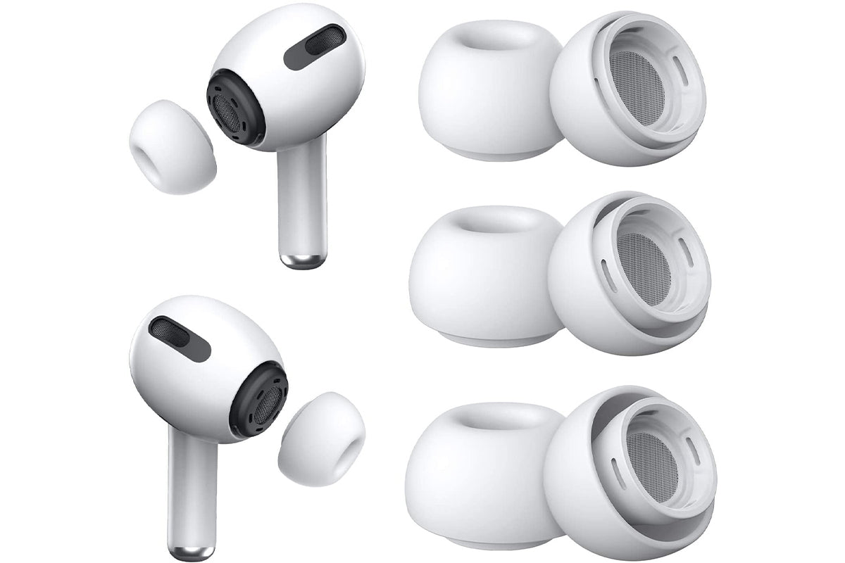 3 Pairs Replacement Ear Tips Compatible With Airpods Pro 1,2 (S/M/L)