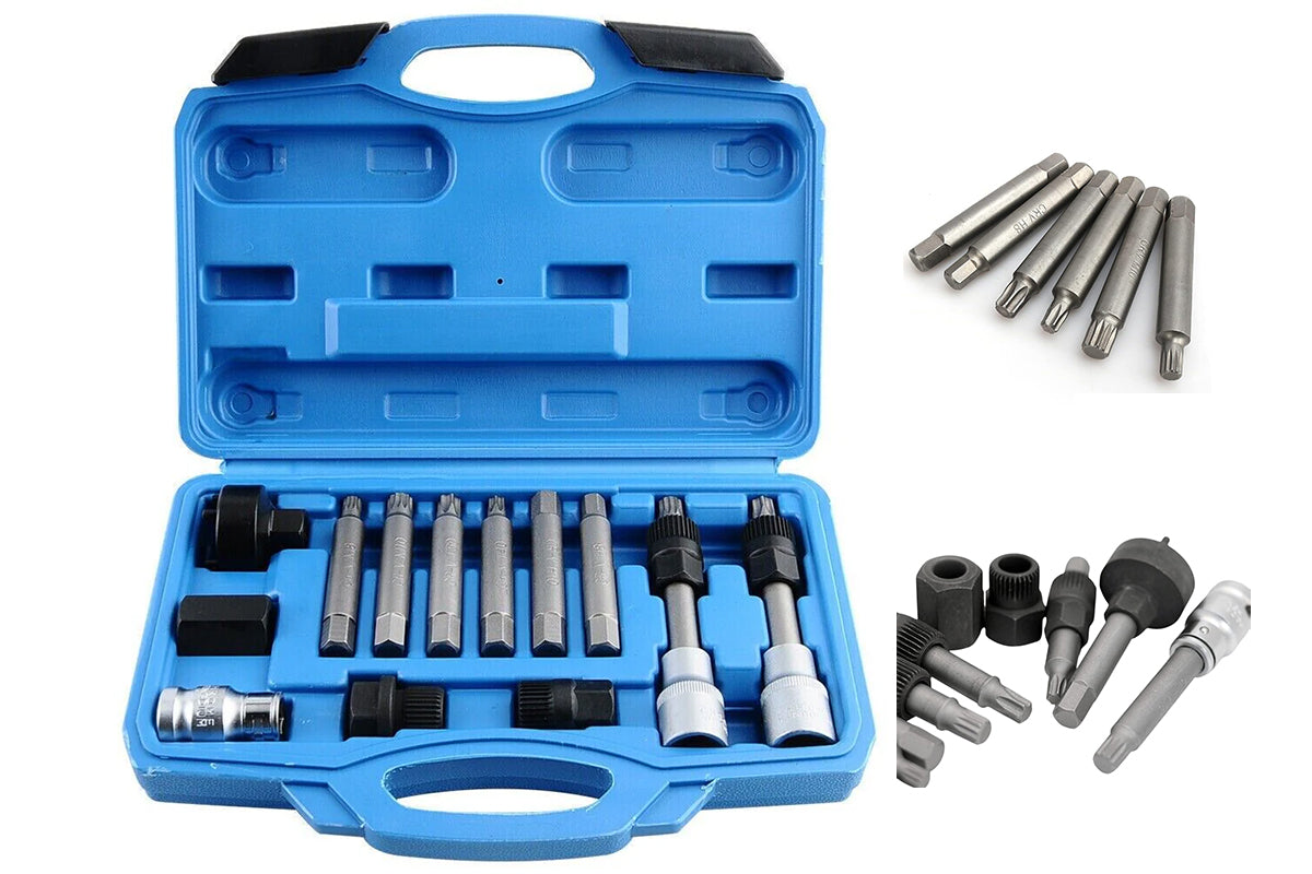 Alternator Pulley Tool Kit 13Pc / Alternator Repair Service Special Tool Kit