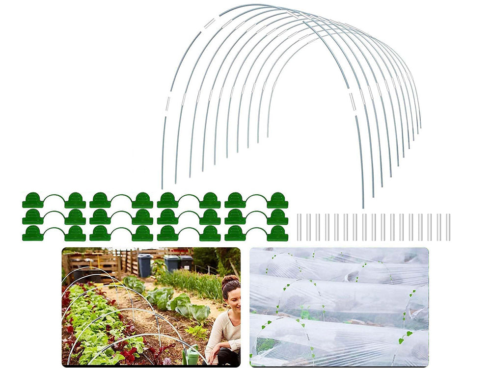 Garden Vegetable Planter Grow Tunnel Hoops Frame