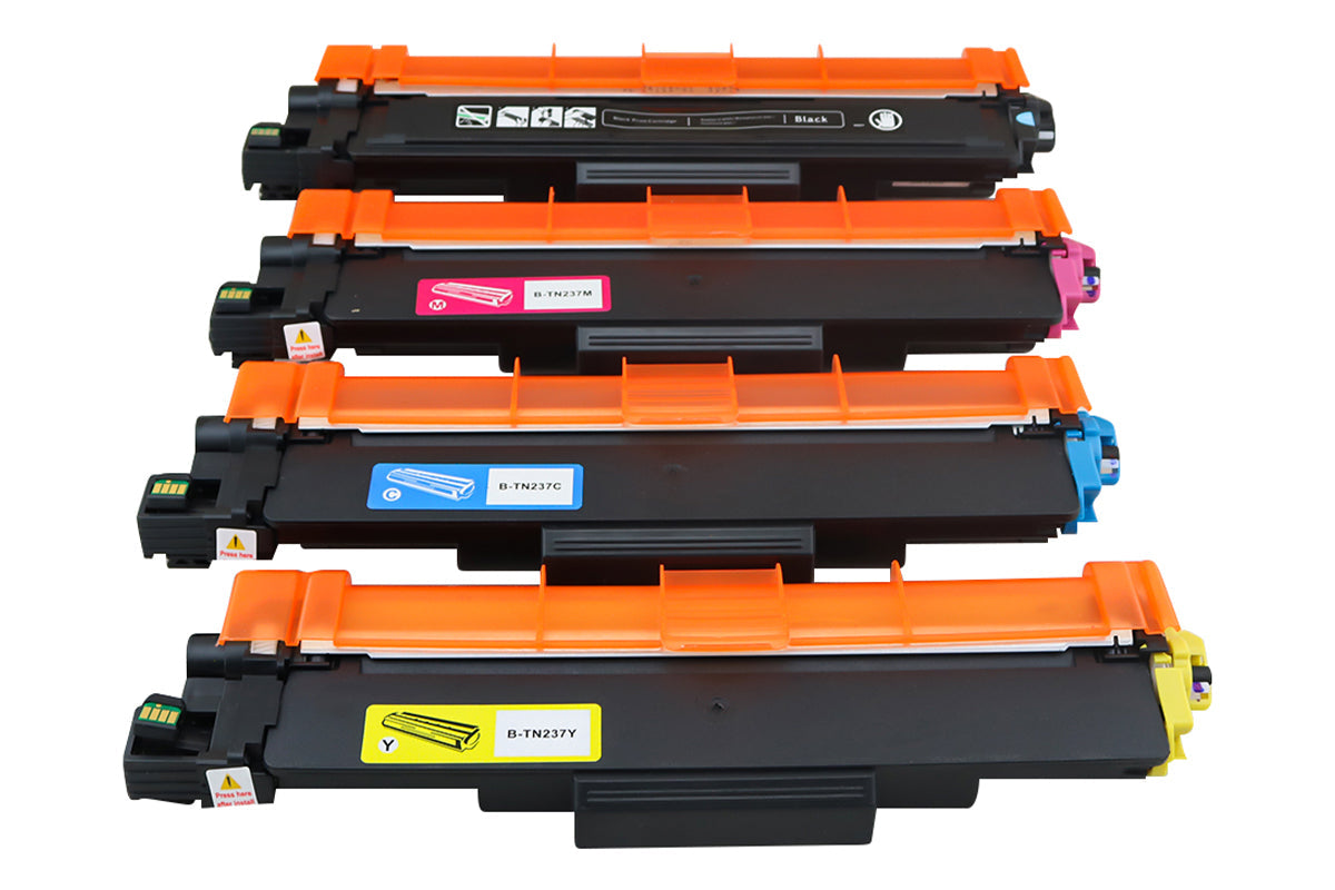 Brother TN233 TN237 Compatible Toner Cartridge Full Set