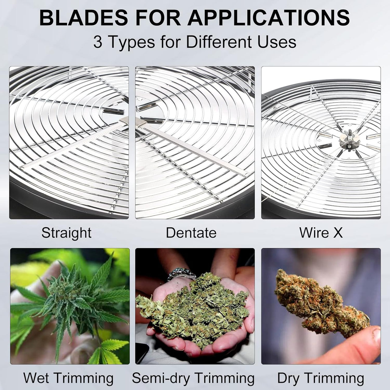 Leaf Bowl Trimmer 16'' Manual Bud Trimmer with Stainless Steel Blades