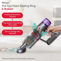 Thumbnail for Replacement Dust Bin Top Fixed Sealing Ring Replacement for Dyson