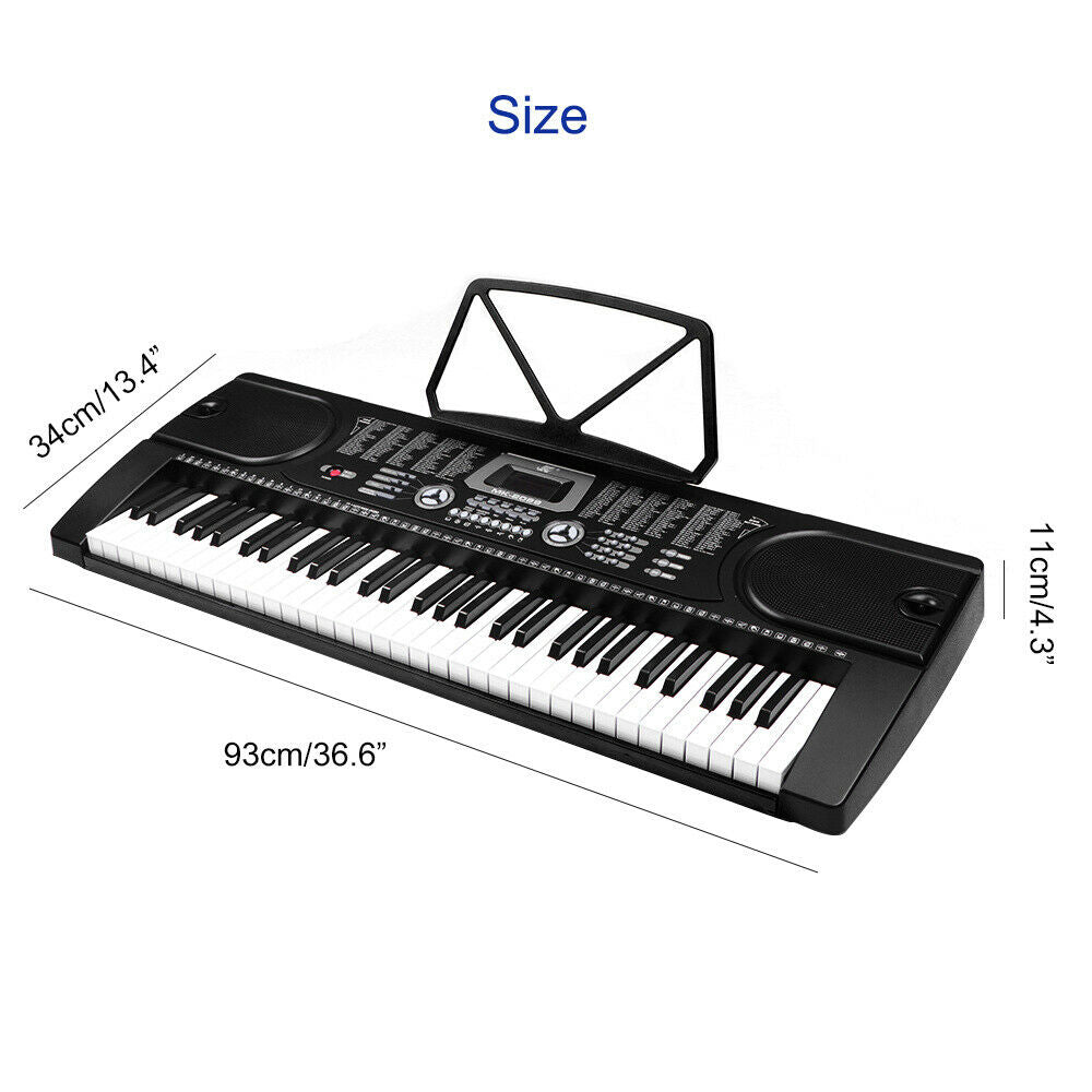 61 Key Electronic Piano Keyboard with Stand ,Headphone and Stool