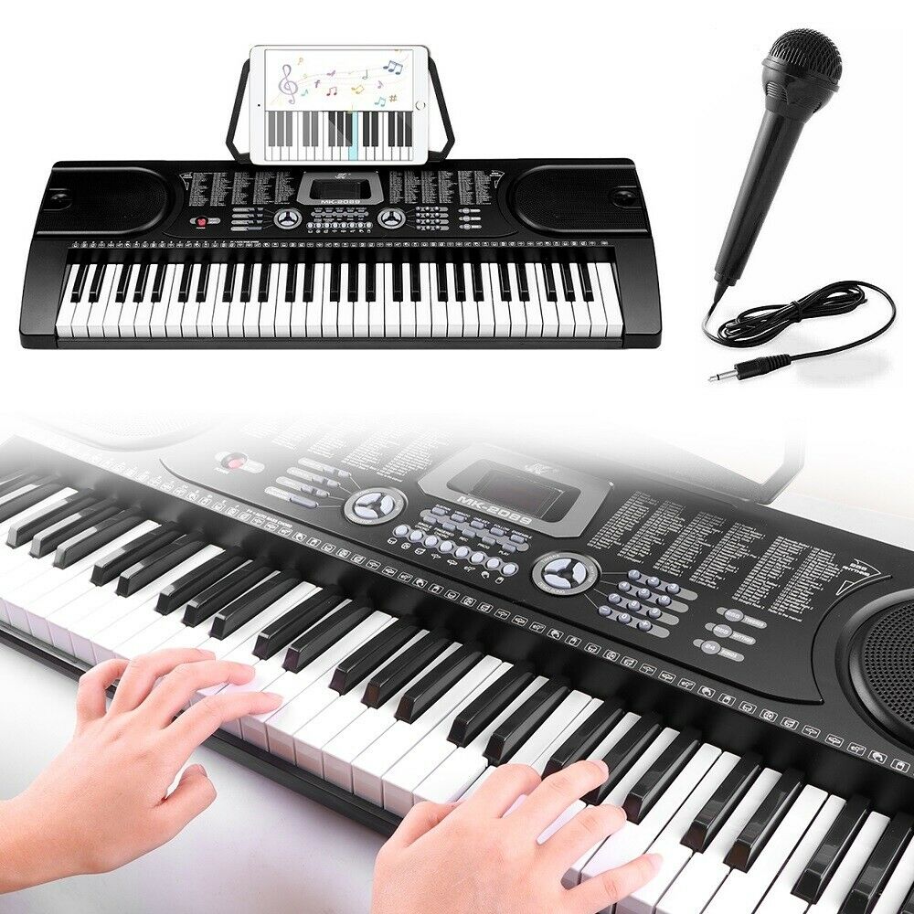 61 Key Electronic Piano Keyboard with Stand ,Headphone and Stool