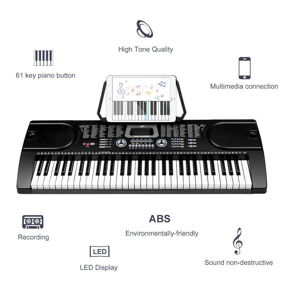 Electronic Keyboard Piano & Piano Stand