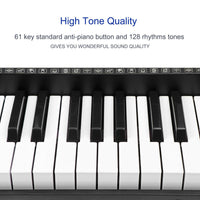 Thumbnail for 61 Key Electronic Piano Keyboard with Stand ,Headphone and Stool