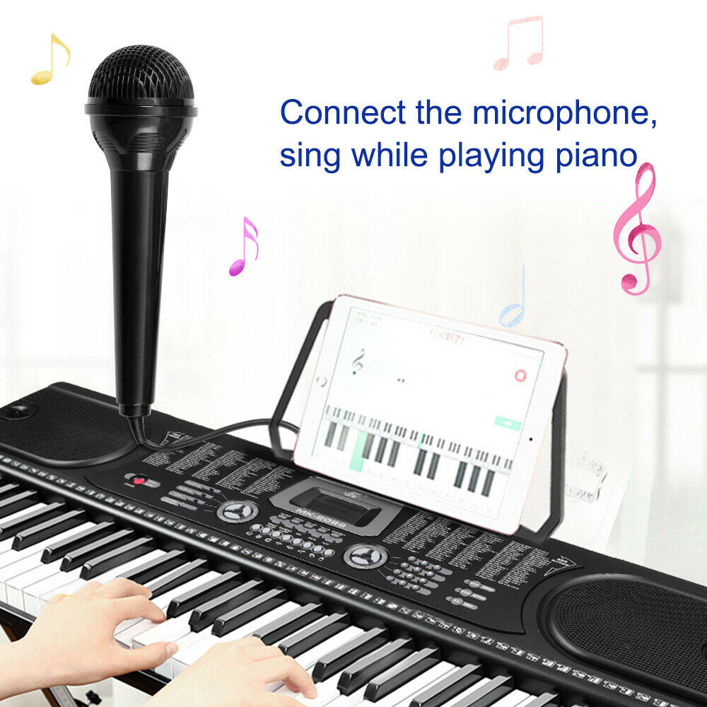 61 Key Electronic Piano Keyboard with Stand ,Headphone and Stool