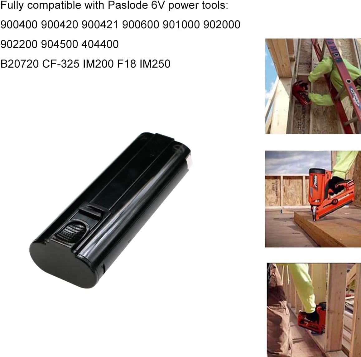 Paslode Battery 3000mah Replacement Paslode Nail Gun Battery